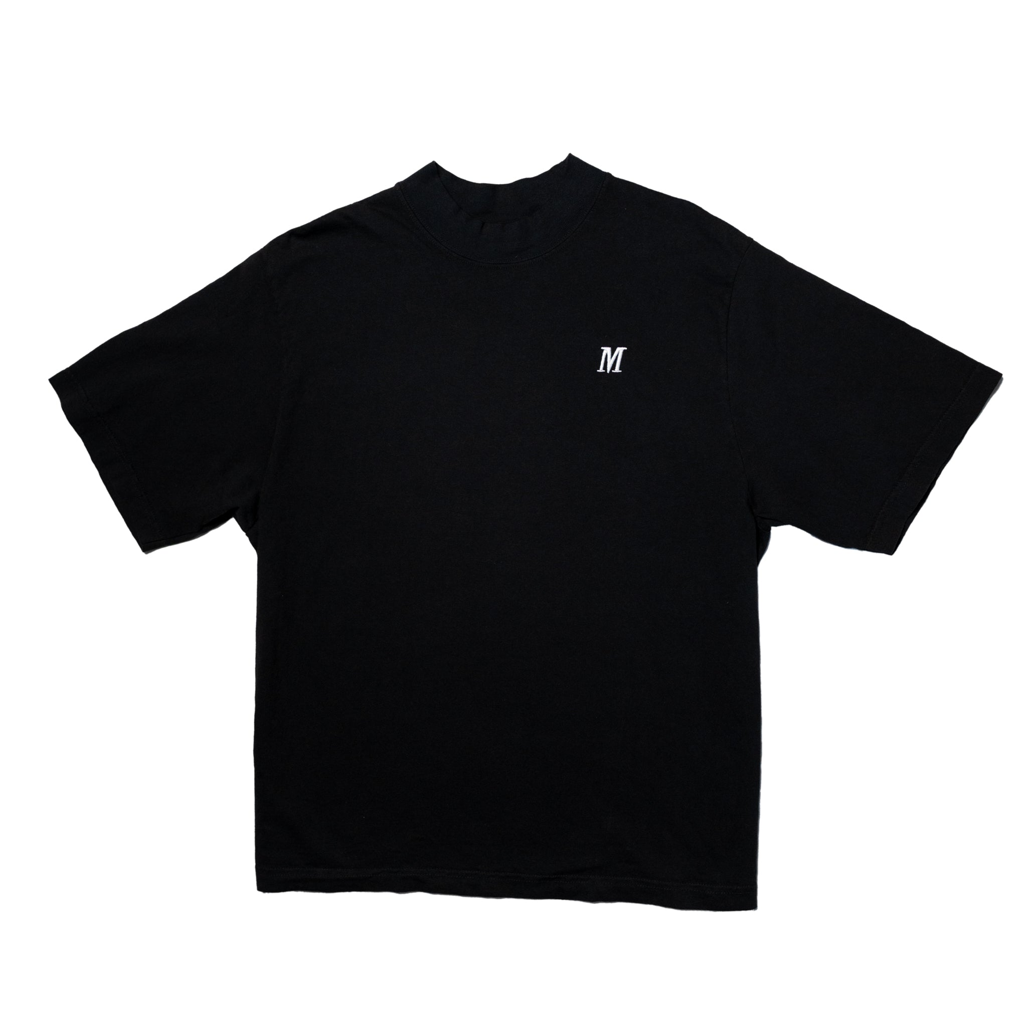 Mock Neck Tee (Black)