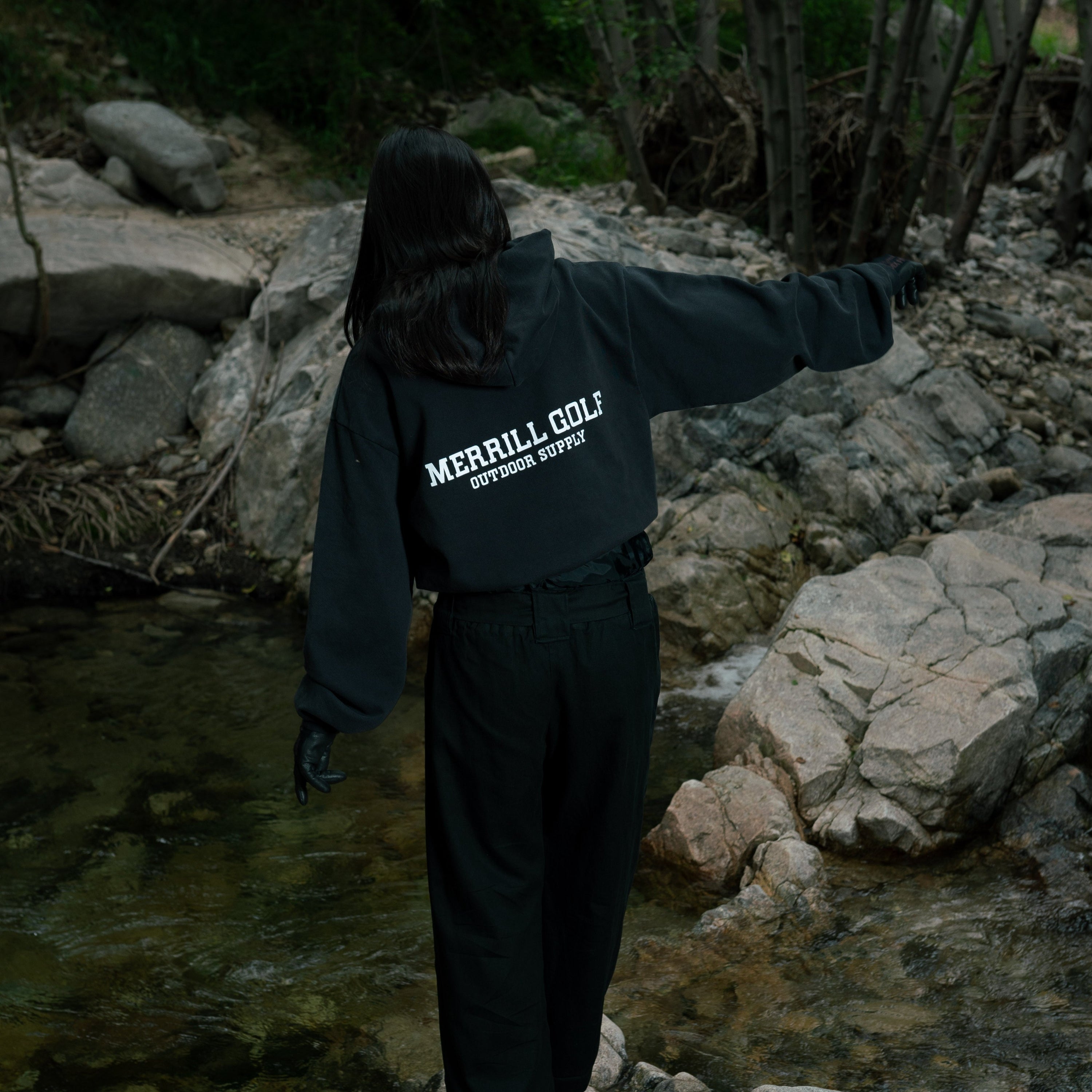 Outdoor Supply Hoodie (Vintage Black)