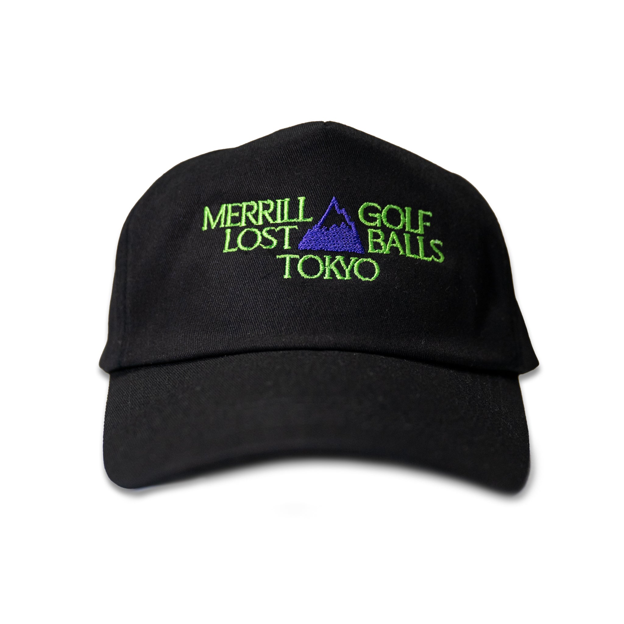 Mountain 5 Panel Hat (Black)