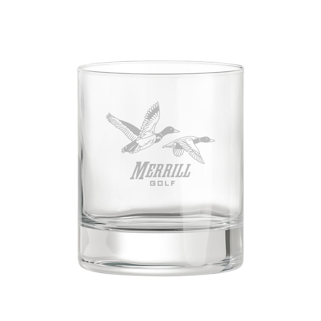 Old Fashioned Glass - Birds Logo