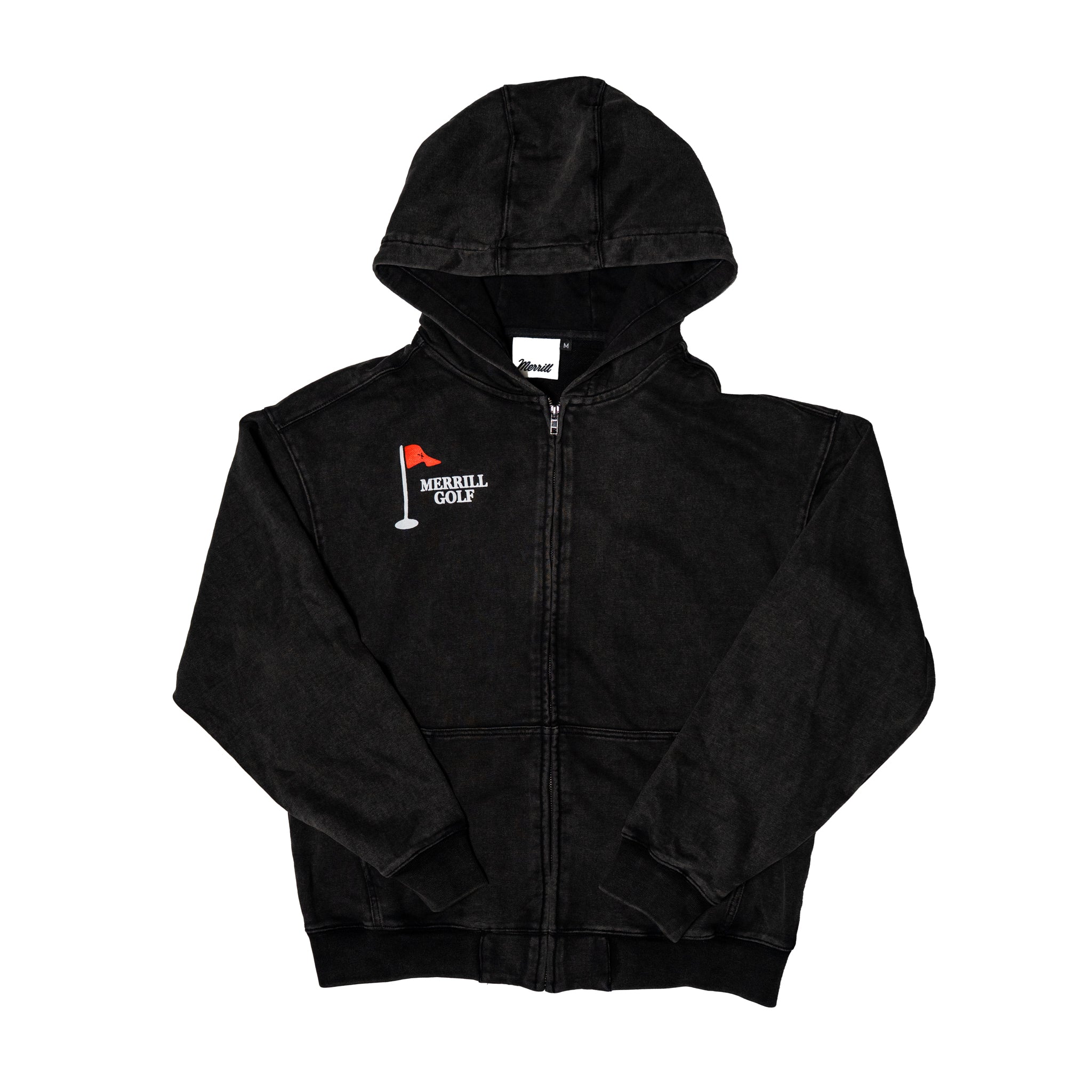 Target Practice Zip Hoodie (Vintage Black)